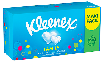 Papier mouchoirs Kleenex 100 feuilles 2 plis, paquet de 10 - ABC  Distribution