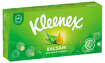 Kleenex<sup>®</sup> Balsam - Mouchoirs Boîte